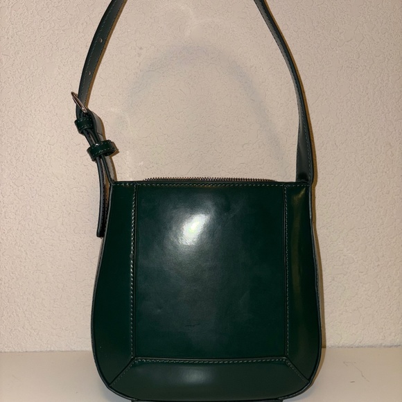 Zara green shoulder bag - Picture 1 of 4